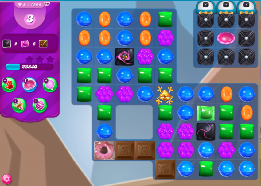 frog in candy crush