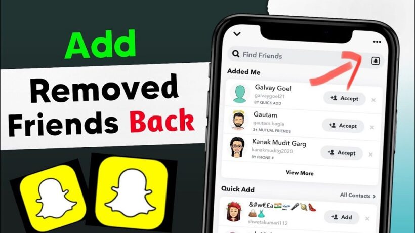 How to Accept a Friend on Snapchat After Deleting Them