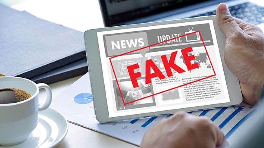 Person fact-checking news articles online to identify misinformation