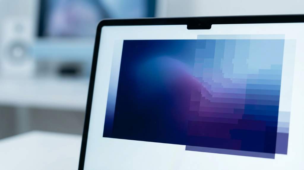 Designer reviewing AI file export quality on computer